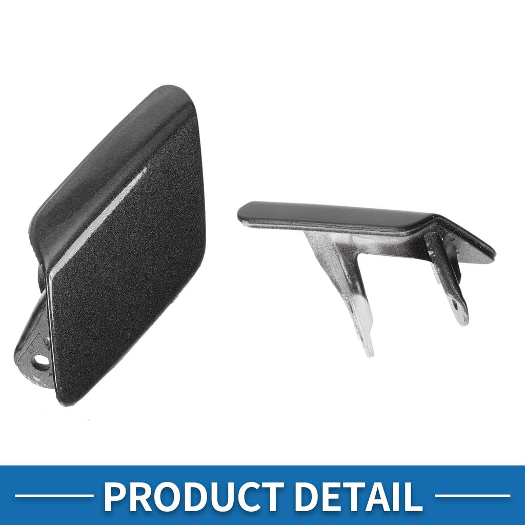 ABSOPRO Front Left Side Bumper Headlight Washer Nozzle Cover Part Compatible with BMW 428i Gray Strong and Durable Cap, Number 51117363393,