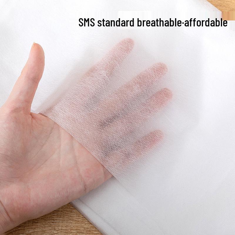 100 Disposable Waterproof and Oilproof Bed Sheets for Massage Parlors - Soft, Breathable Non-woven Fabric with Face Hole