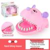 Free Shipping: Biting Crocodile Prank Game - Sound & Light Dinosaur Toy for Kids