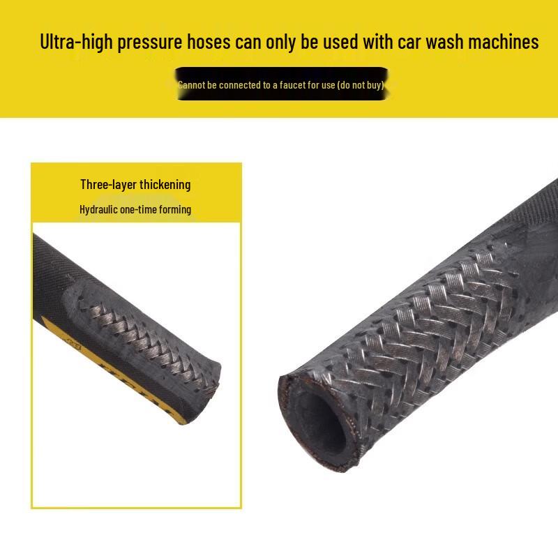 High-Pressure Car Washer Explosion-Proof Steel Hose