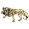 Copper Lion Ornament Miniatures Figurines Craft Desk Decoration Statue