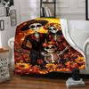 1pc Sugar Skulls Blanket Lightweight Flannel Blanket Throw Blanket For Sofa, Bed, Travel, Camping, Livingroom, Couch, Chair, And Bed yy2509026146