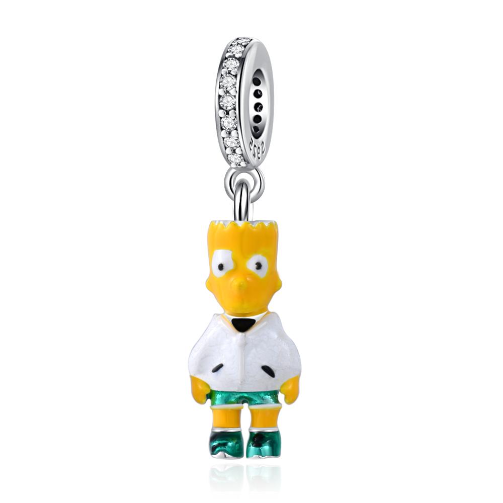High Quality Fine Copper Metal Compatible With Authentic Original Bracelet High Quality Fine Jewelry Europe Cute Cartoon Doll Series Dangle Charm