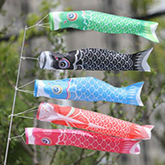 Japanese Carp Streamer: Customizable Fish Flag for Children's Day and Aquarium Decoration