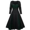 Women Bow-knot Dresses With Elegant Temperament And Long-sleeved Dresses