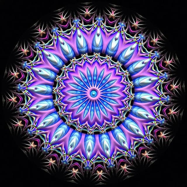 Pătrat complet rotund rășină peisaj pictură cu diamant flori mandala bricolaj diamant broderie imagine strasuri artizanat cadou de artă