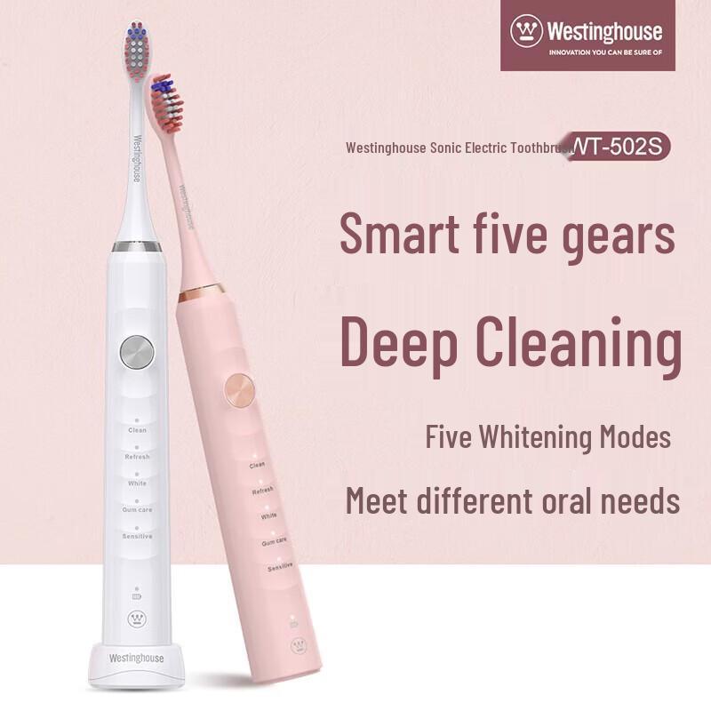 Westinghouse Smart Sonic Electric Toothbrush CN plug (adapter included)