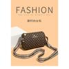 Borsa da Donna Nuova Borsa a Spalla con Stampa Alfabetica Moda Retro Borsa a Cuscino Borsa a Tracolla di Alta Gamma Trendy