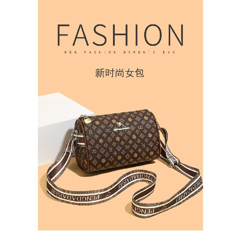 Borsa da Donna Nuova Borsa a Spalla con Stampa Alfabetica Moda Retro Borsa a Cuscino Borsa a Tracolla di Alta Gamma Trendy