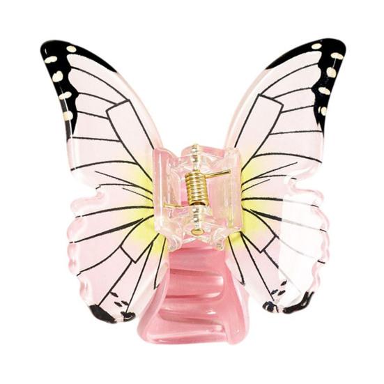 Hair Claw Butterfly Design Back Head Hair Clip Anti-slip Teeth Strong Grip Shark Hair Clip Lightweight Versatile Hair Accessory