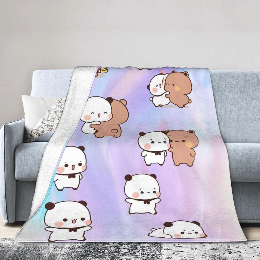 Cute Bubu & Dudu Blankets Super Warm Funny Plush Throw Blanket For Kids Adult Living Room Flannel Bedspread Bed Cover