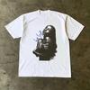 Sade Love Deluxe T-shirt 90s Retro Album Cover Print T-shirt New Y2k Vintage Style T Shirts Casual Loose Print Streetwear Unisex