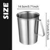 Stainless Steel Measuring Cup Household Kitchen Tools Clear Markings 2000ml Container Frothing