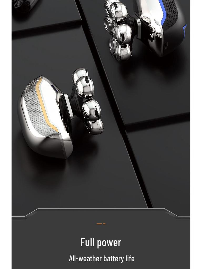 New Electric Bald Head Shaver - 7-Head Razor & Hair Clipper for Men