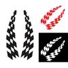 Car Stickers Universal Vinyls Car Racing Flag Stickers