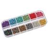 10-Grid Seed Bead Set for Handmade DIY Jewellery - Necklace, Bracelet & Earrings Materials
