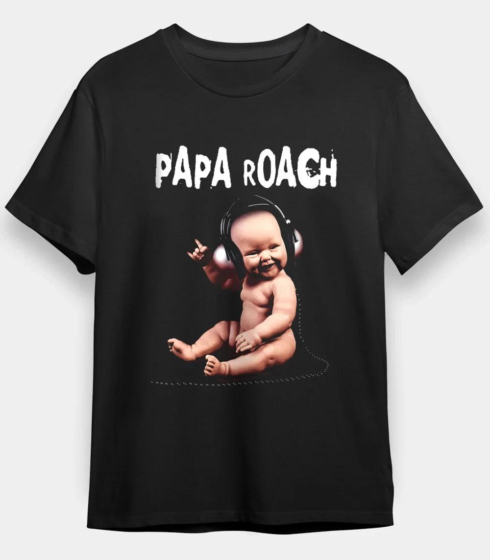 Men s and Women s T-shirts HOT NEW Papa Roach band black Unisex tee All sizes S-5XL S