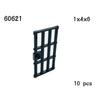 1x4x6 Door Frame Smart Windows 10pcs 60596 60616 60803 57894 60623 60621 92589 MOC Parts House Building Block Model Accessories