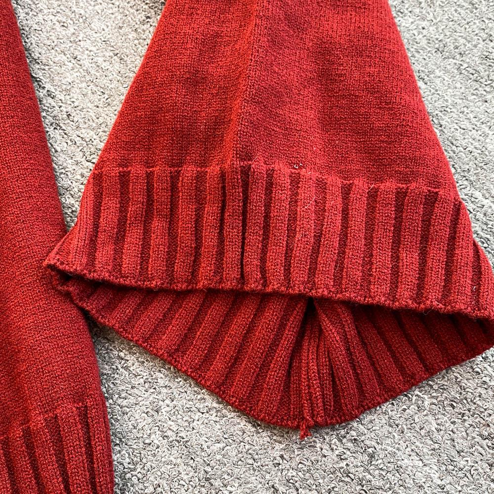 New Loose Knit Fried Dough Twists Sweater Suit Women's Winter High Waist Slim Straight Wide Leg Pants Two-piece Set