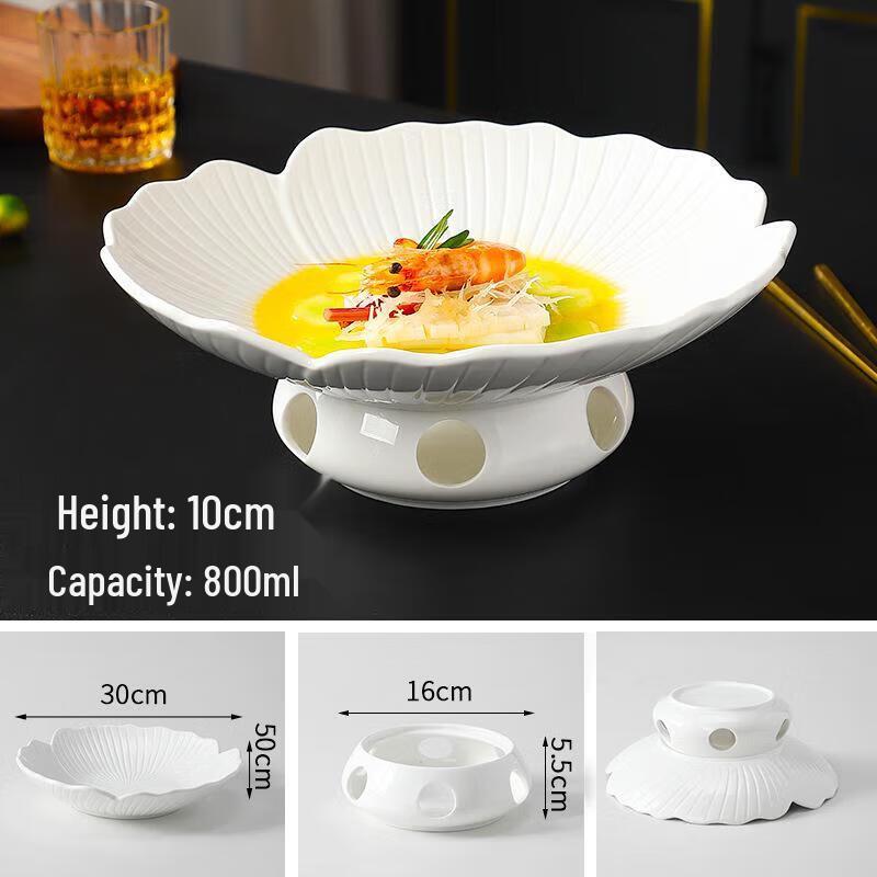 Huihuang Ceramic Heating Dinner Plate Set