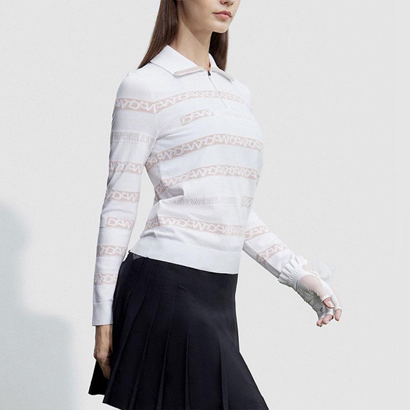 New FILA Golf Series Knitwear Women's Jade White A11W345401BWT