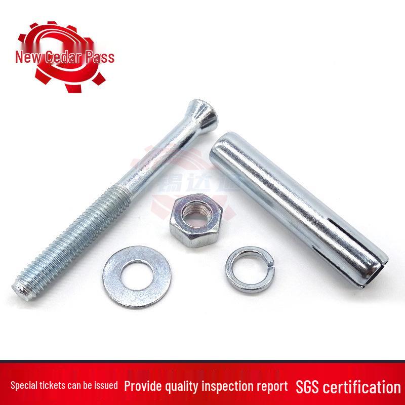 Standard Galvanized Expansion Bolts M6-M24 Drop-in Screws Long Expansion Bolts
