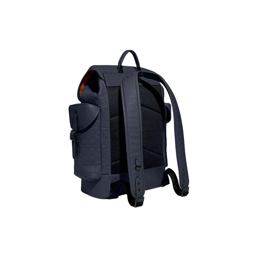 New COACH Hitch Cow Leather Backpack Tubas Women's Denim CH767-DEN