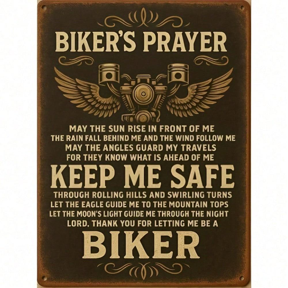 Vintage Motorcycle Metal Tin Sign Wall Art Decor Garage Bar Cafe Man Cave 20x30