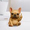 Middle Finger Animal Statue Cartoon Dog Cat Elephant Mouse Highland Cow Frog Turtle Hedgehog Figurine Resin Sculpture Desktop Decoration Ornament