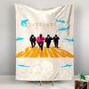 Vertical Tapestry Imagine Dragons Sharks Band Silhouettes Walking Pink Wall Hanging Tapestry for Dorm Bedroom Gift