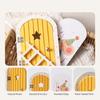 Easy Assemble Miniature Mouse Door Wooden Craft For Childrens Educational Toy And Home Styling