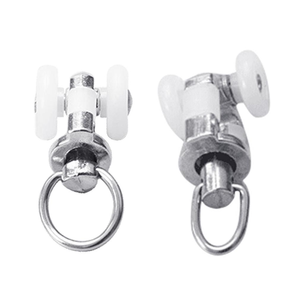20pcs Aluminum Alloy Curtain Gliders For Ceiling Mounting And Noise Reduction In Any Room Curtain Movement