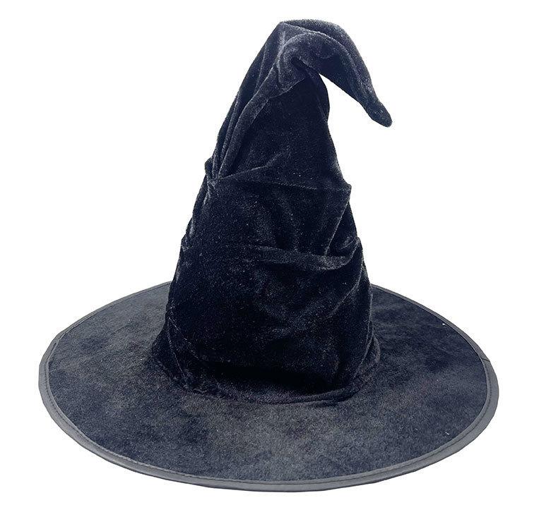 Large Black Wicked Witch Hat for Women,Halloween Witch Cap Cosplay Costume Accessory for Party Favor