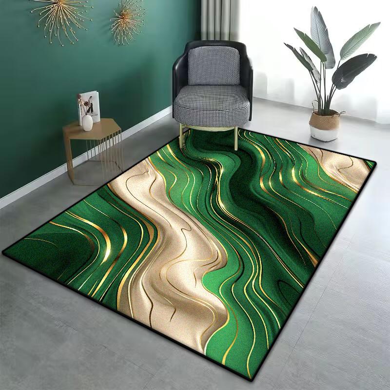Modern Luxury Large Living Room Soft Foldable Carpet Antiskid Room Decor Aesthetic Bedroom Rugs Easy Cleaning Dressing Table Mat