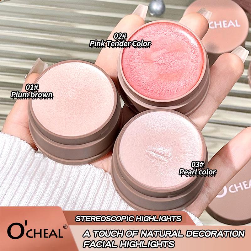 O Qian Ya Highlight Cream: Water Glow Pearl for Natural Brightening and Fine Shimmer Contour