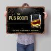 The Pub Room Poster Customized Wall Art Vintage Metal Signs Retro Tin Plaque for Man Cave Bedroom Decoration At Home Coffee Bar