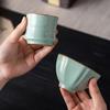 Sky Blue Ru Porcelain Gongfu Tea Master Cup - Personal Tea Tasting Set