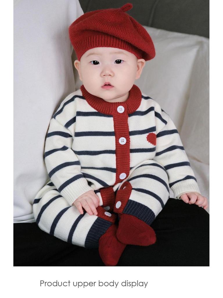 2025 Autumn Family Sweater Set: Versatile Mother-Son/Daughter & Baby Romper