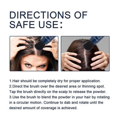 Hair Line Powder Instantly Black Brown Roots Cover Fluffy Volumizing Hair Concealer Waterproof Oil Control Repair Hair Shadow