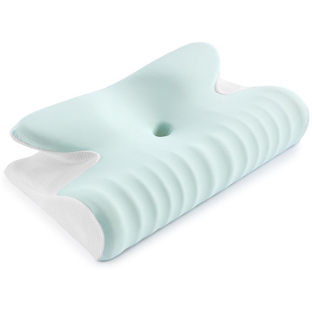 Memory Foam Pillow Sleeping Bed Orthopedic Slow Rebound Butterfly Shaped Pillow for Neck Pain Soft Relax Cervical Neck Stretcher