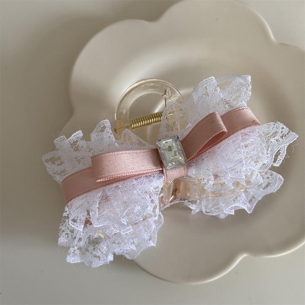Lace Bow Hair Clip: Cute  Versatile Women s Accessory