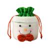 Christmas Candy Bag Reusable Christmas Treat Bag for Goodies Fruits Holiday Gift Storage Bags