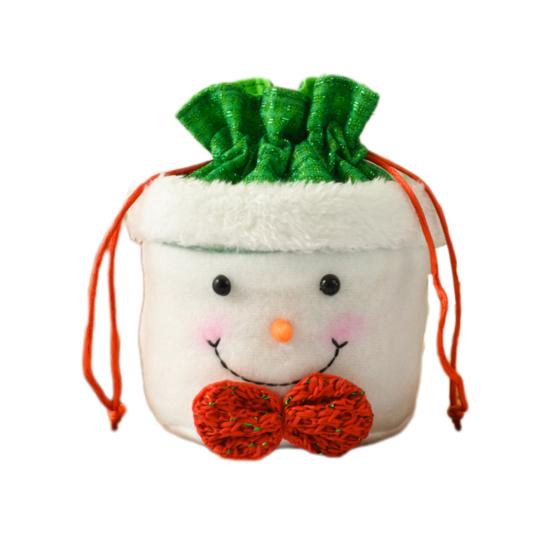 Christmas Candy Bag Reusable Christmas Treat Bag for Goodies Fruits Holiday Gift Storage Bags