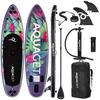 Aufblasbares SUP-Board - SPRINGOS - Aquaget 320 cm - DWF Dropstitch - 2-in-1 Paddel + Kit - Tragfähigkeit 150 kg