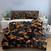 Skateboard Graffiti Print Bedding Duvet Cover Set  (1*Duvet Cover 2*Pillowcases, without duvet insert)