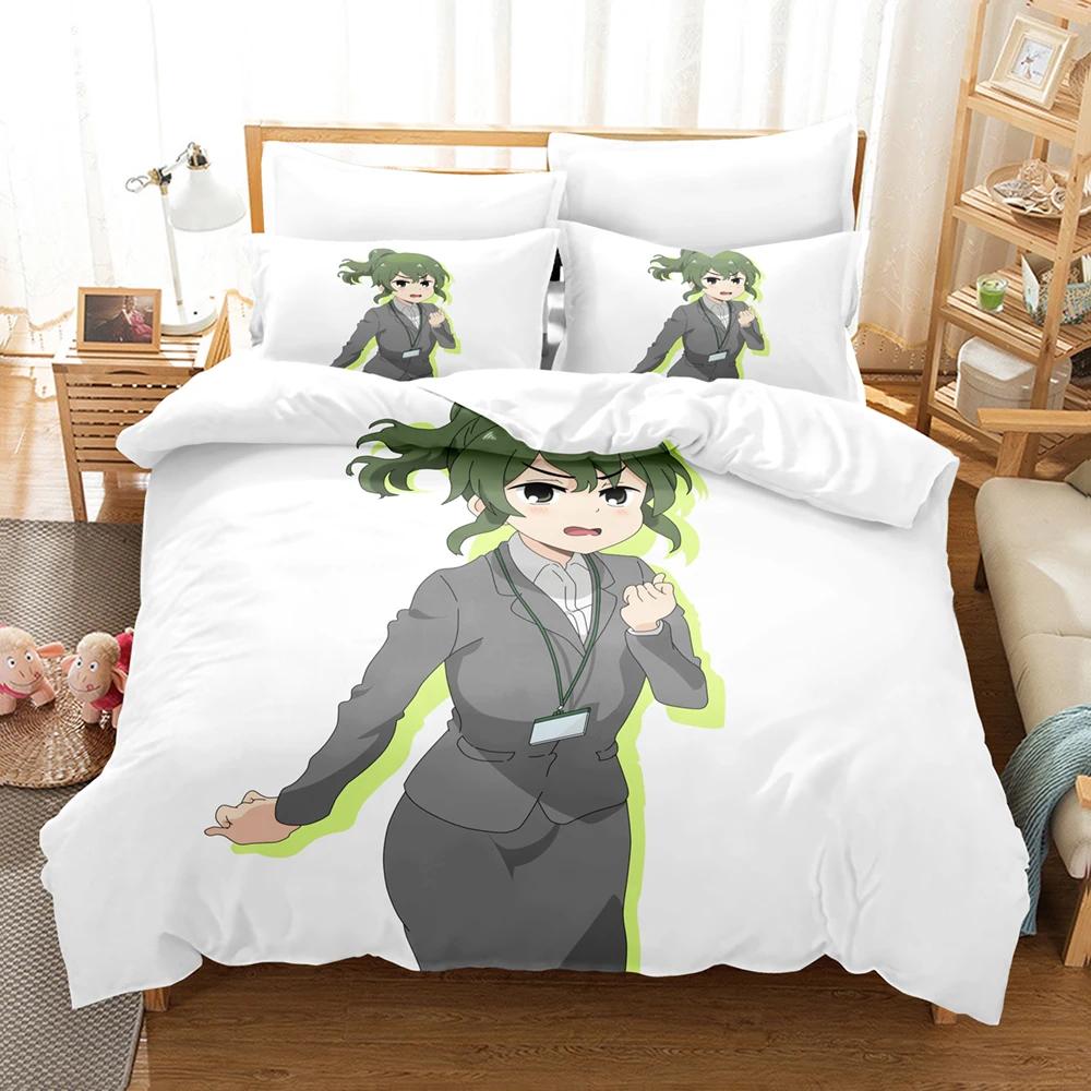 3D Gedrucktes Anime My Senpai Is Annoying Bettwäscheset Bettbezug Doppel-Einzelbett Voll Queen King Erwachsene Kinder Bettwäsche Steppdeckenbezug
