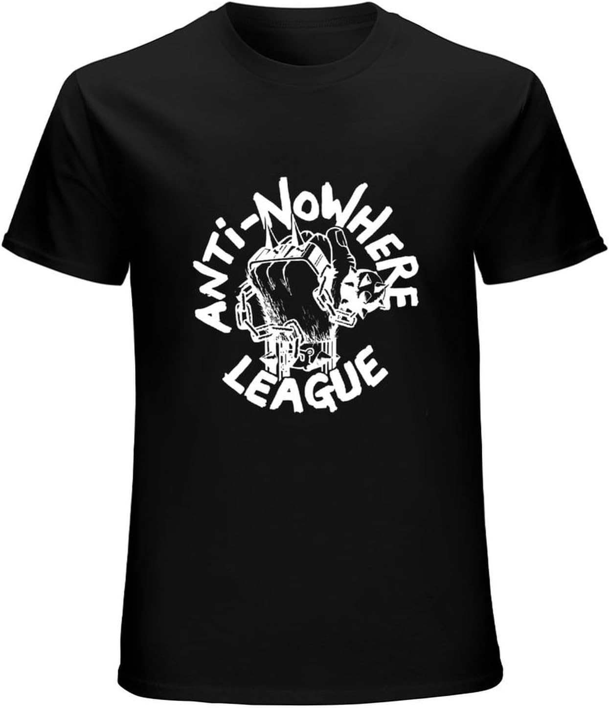 Men s Anti Nowhere League Band U.K. Subs Logo Short-Sleeve T-Shirt Black M