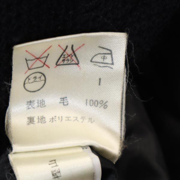 VAL by VALENTINO GARAVANI wool Stainless collar coat 9 black Women Used