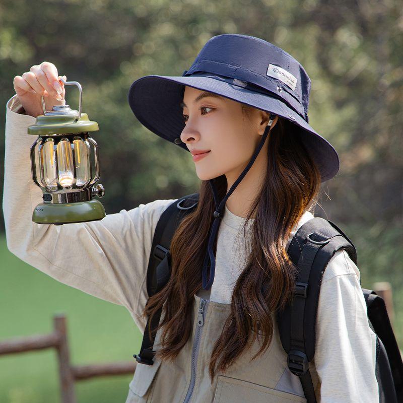 Chapeau Bob Cordon de Serrage Extérieur Protection Solaire Imperméable Sports Séchage Rapide Alpinisme Été Chapeau de Soleil