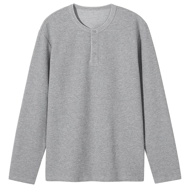 Hotwind Men's Henley Neck Short Sleeve T-Shirt